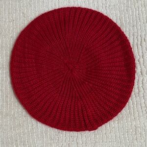 Free People Chateau Slouchy Red Beret